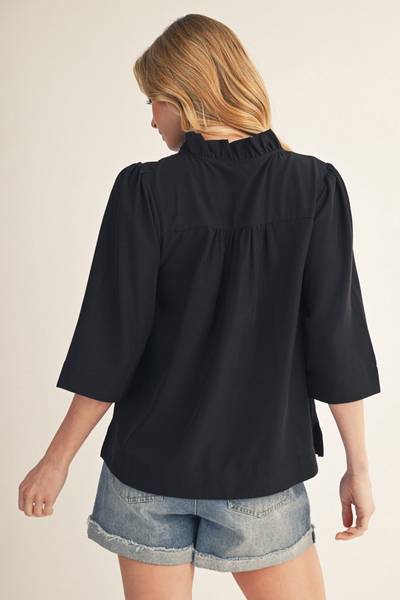 Chloe Ruffle Hem Top