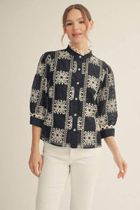 Maya Embroidered Top