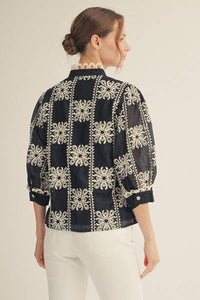 Maya Embroidered Top