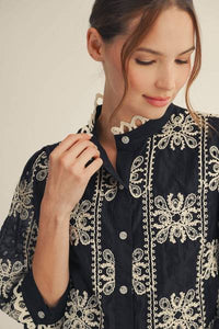 Maya Embroidered Top
