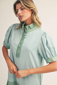 Savannah Striped Contrast Dress