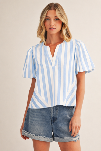 Melanie Striped Top