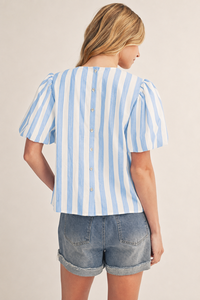 Melanie Striped Top
