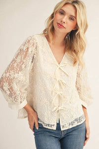 Prairie Tie Front Top