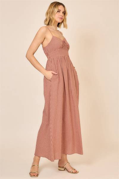 Sienna Cotton Gingham Dress
