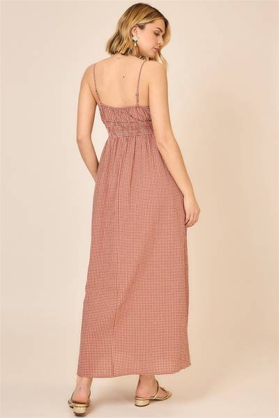 Sienna Cotton Gingham Dress