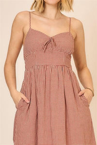 Sienna Cotton Gingham Dress