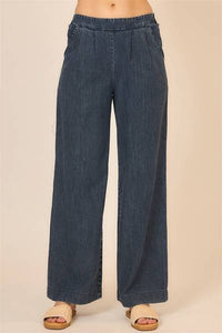 Stevie Pull-On Denim Pants