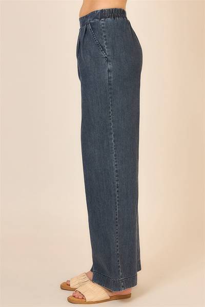 Stevie Pull-On Denim Pants