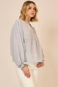 Sabrina Gathered Sleeve Top