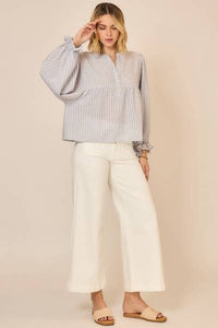 Sabrina Gathered Sleeve Top