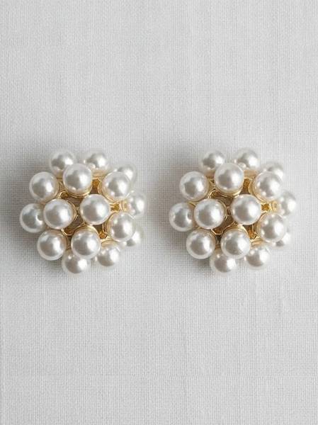 Coco Pearl Cluster Earrings