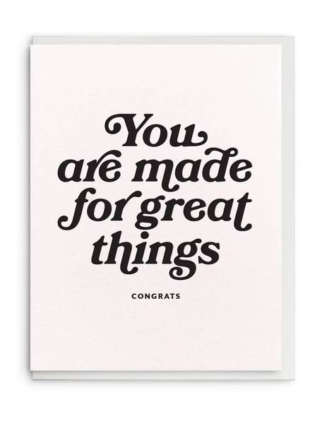 Made for Great Card