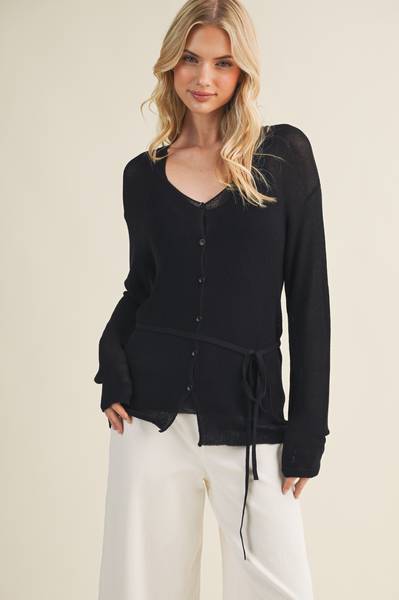 Breathless Belted Cardigan