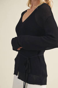 Breathless Belted Cardigan
