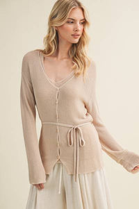 Breathless Belted Cardigan