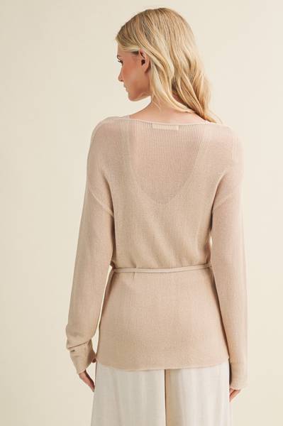 Breathless Belted Cardigan