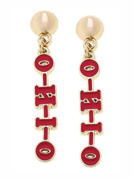 O-H-I-O Earrings