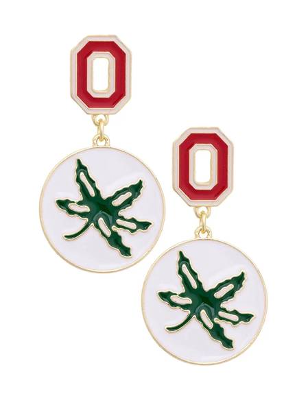 Buckeye Leaf Earrings