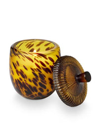 Woodfire Glass Acorn Candle
