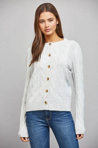 Porscha Cable Knit Cardigan