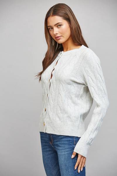 Porscha Cable Knit Cardigan
