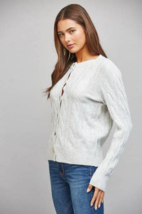 Porscha Cable Knit Cardigan