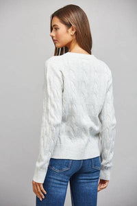 Porscha Cable Knit Cardigan