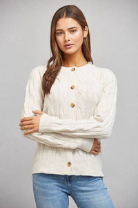 Porscha Cable Knit Cardigan