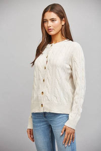 Porscha Cable Knit Cardigan