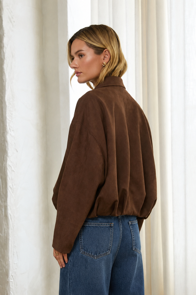 Faux Seude Garrett Jacket