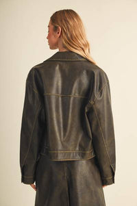 Faux Leather Holly Jacket
