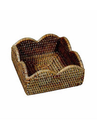 Scallop Cocktail Napkin Holder Natural