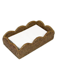 Scallop Guest Towel Holder Natural