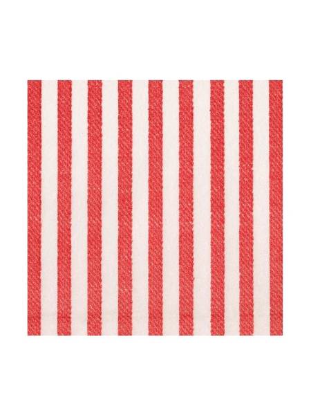 Melograno Stripe Red Cocktail Napkins