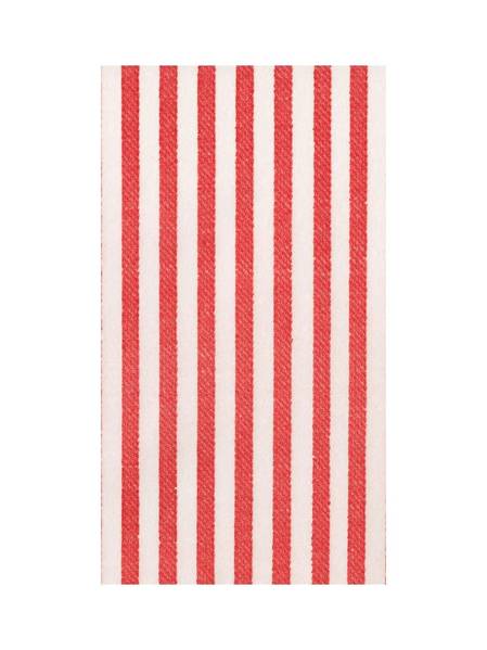 Melograno Stripe Red Guest Towels