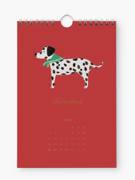 2027 Dog of the Month Calendar (6x9)