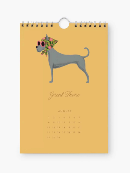 2027 Dog of the Month Calendar (6x9)