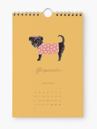 2027 Dog of the Month Calendar (6x9)
