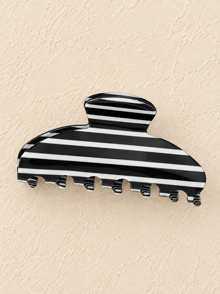 Hepburn Stripe Hair Clip