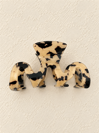 Tortoise "M" Hair Clip