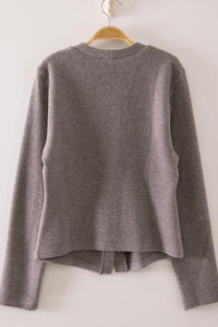 Boulder Gold Button Cardigan