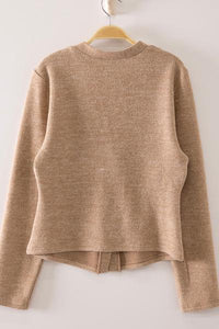 Boulder Gold Button Cardigan