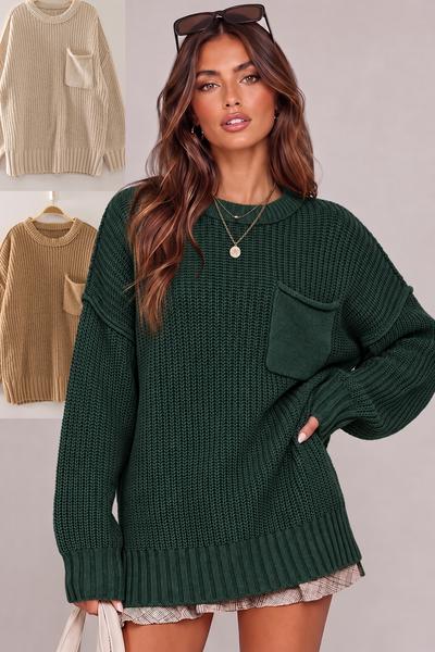 Marlow Chenille Pocket Sweater