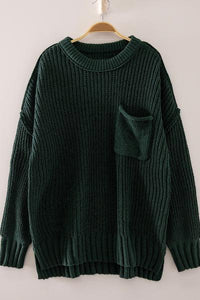 Marlow Chenille Pocket Sweater