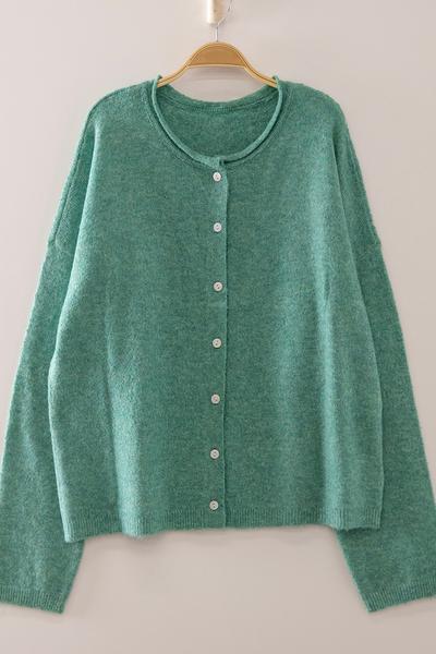 Mayley Roll Hem Cardigan