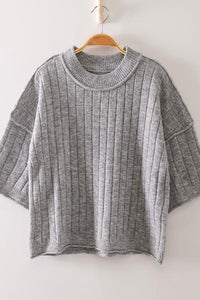 Gridlock Short Sleeve Sweater