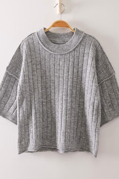 Gridlock Short Sleeve Sweater