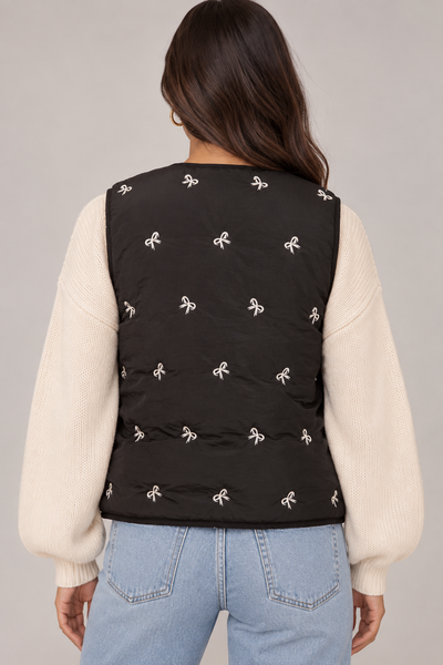 Bow Puffer Vest