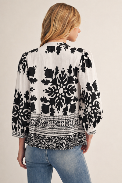 Acanthus Printed Top